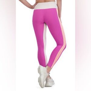 Sage Collective Pink Colorblock Leggings